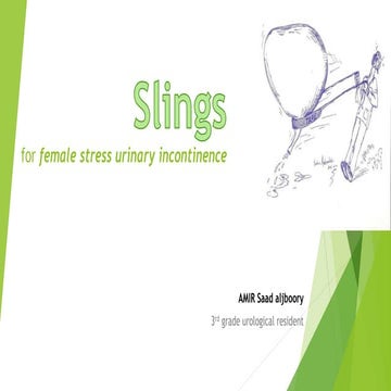 Sling for stress incontinence