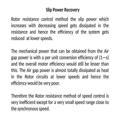 Slip Power Recovery Schemes-Induction Motorspptx