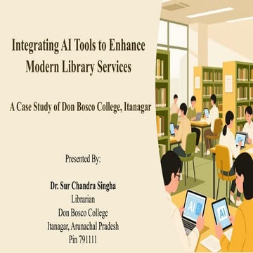 Reimagining Academic Library Services through Artificial Intelligence ...