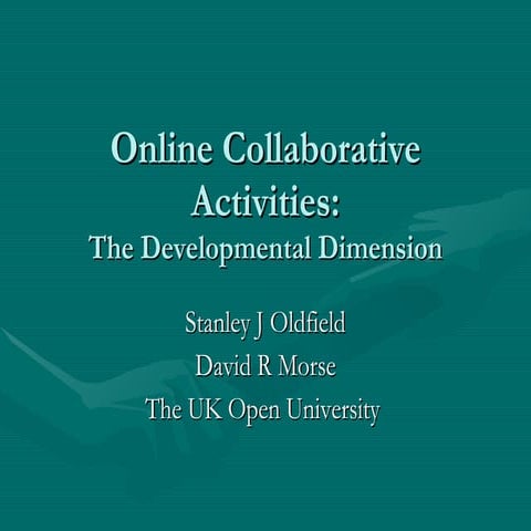 Online Collaborative Activities