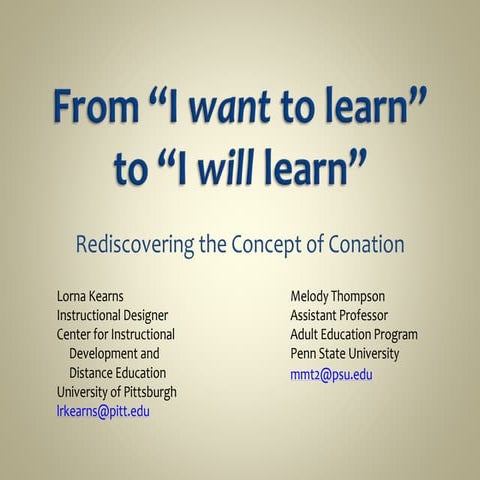 Sloan 2010 conation presentation