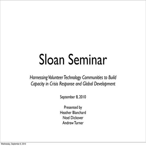 Final Sloan Presentation
