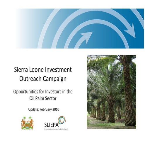 Sl oil palm investment opportunity 150210 [compatibility mode]