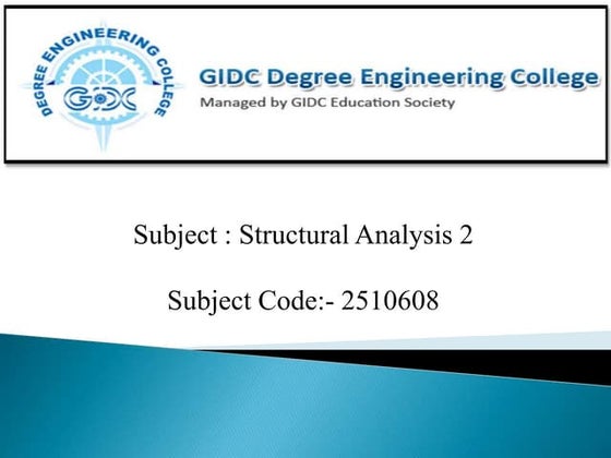 Slope deflection method