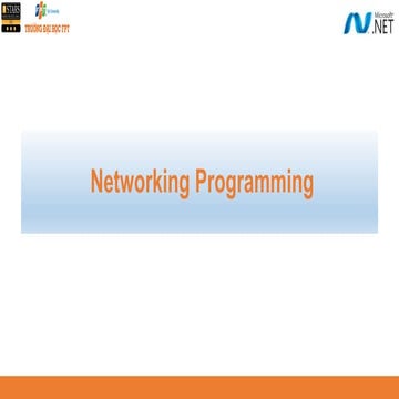 Networking Programming | PPT