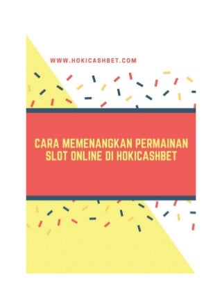 slotonlinecaramemenangkanpermainansloton