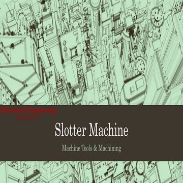 Slotter machine
