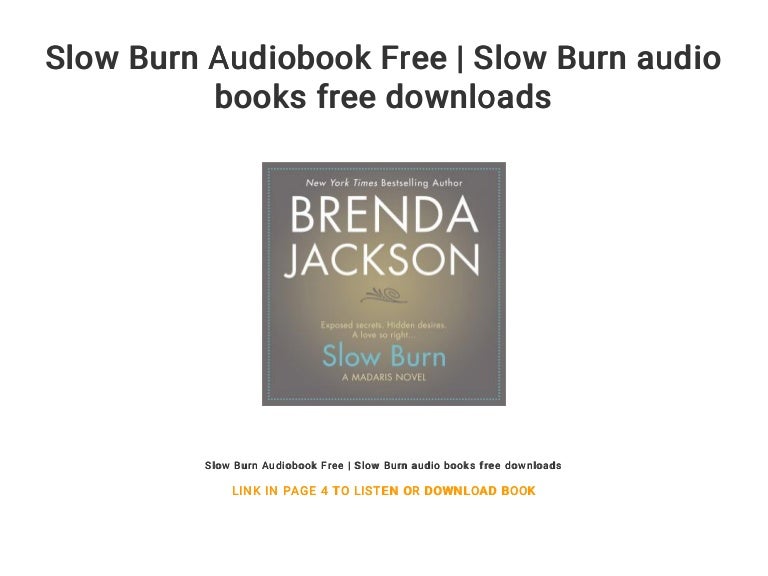 Slow burn book - bcbatman