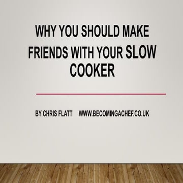 Why You Should Make Friends With Your Slow Cooker