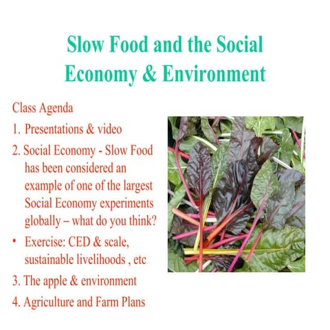 Slowfood | PPT