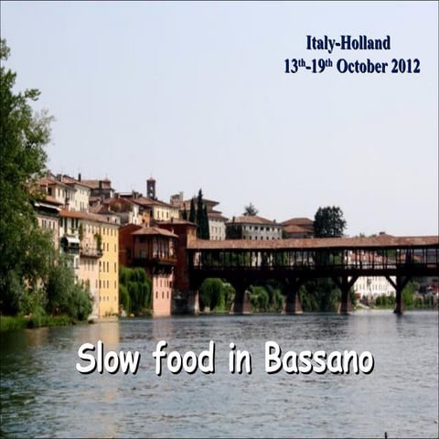 Italian slow food