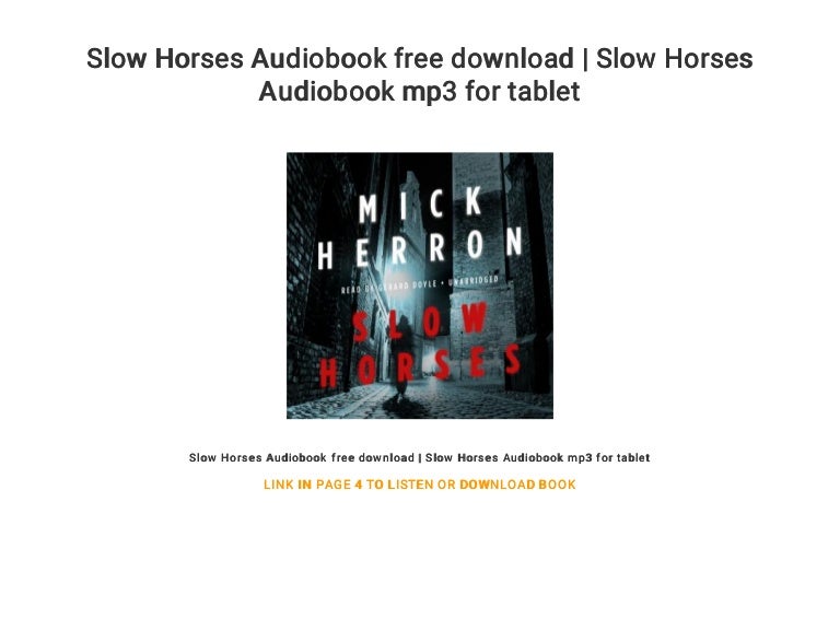 Slow Horses Audiobook free download Slow Horses Audiobook mp3 for t…