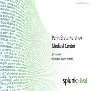 SplunkLive! Customer Presentation -...