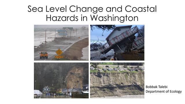 Sea Level Change and Coastal Hazards in Washington
