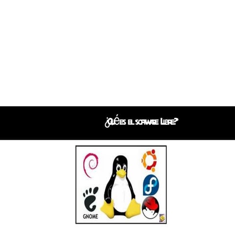 Software Libre... Sociedad Libre PPT