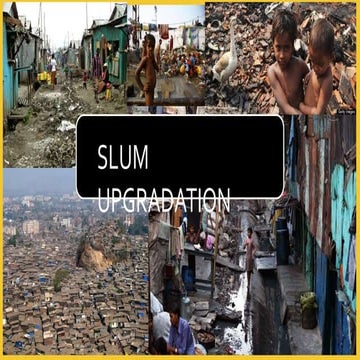Slum upgradation