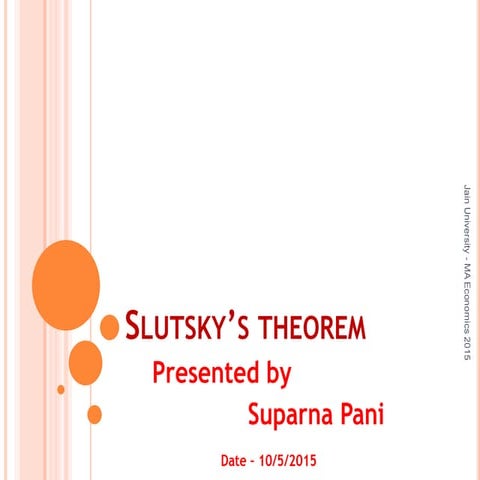 Slutsky theorem