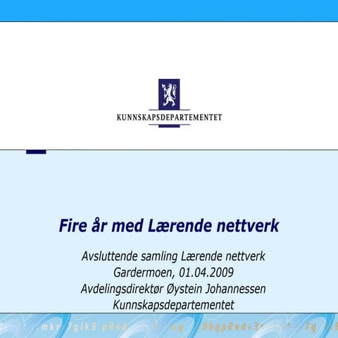 Sluttkonferanse Ln 01042009