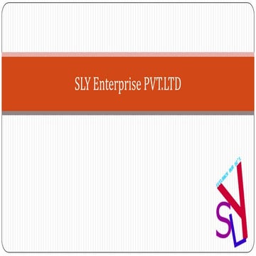 Sly enterprise pvt(Sample for ComPany Profile)