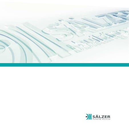 Презентация компании SÄLZER "О нас" | PDF
