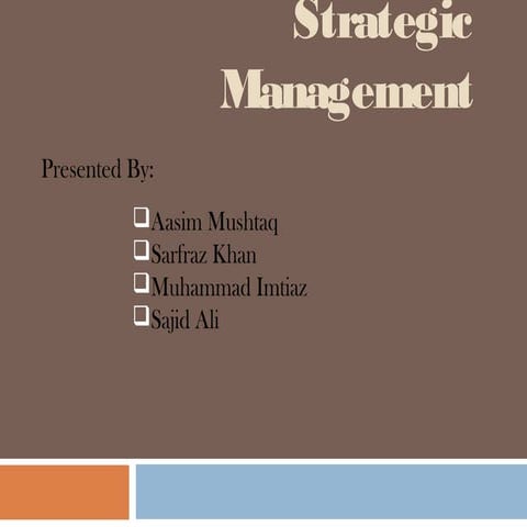 Strategic Management