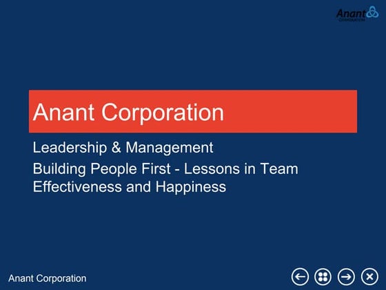 Building People First - Lessons in Team Effectiveness & Happiness