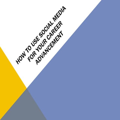 How Social Media Can Help You