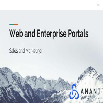 Web and Enterprise Portals