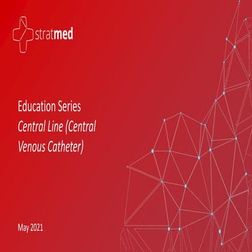 PPT - central line(Central Venous Catheters)