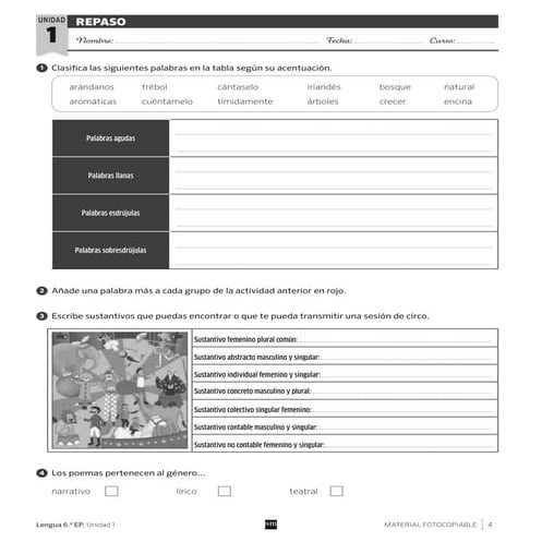 sm-refuerzo-y-ampliacion-lengua-sexto-de-primaria.pdf | Hobbies & Interests