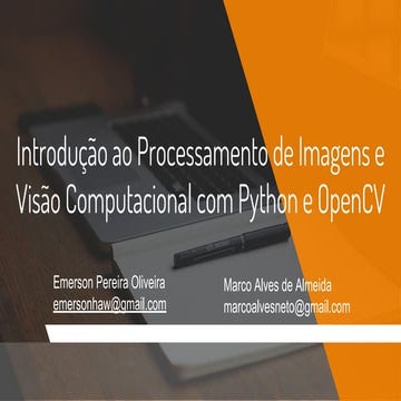 Minicurso - Introdução ao Processamento de Imagens e Visão Computacional com ...