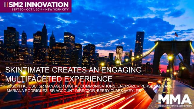Millennials & Mobile-centric experiences | Skintimate Inspiration Nation Camp...