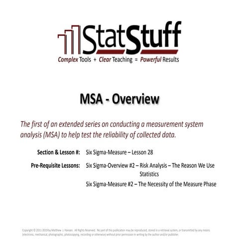MSA – Overview