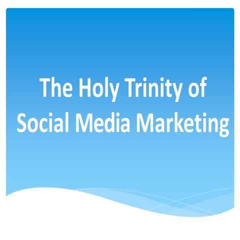 How to Drive Traffic - The Holy Trinity of Social Media Marketing