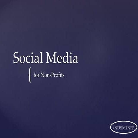 Social Media For Non-Profit Administrators