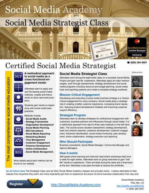 Certified Social Media Strategist Social Media Academy PDF Certified Social Media Strategist Social Media Academy PDF