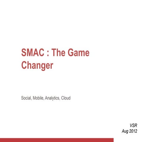 SMAC: The Game Changer 