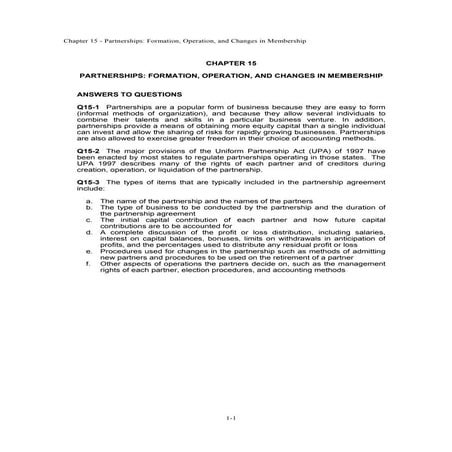 Solution Manual Advanced Accounting Chapter 15 9th Edition by Baker | PDF