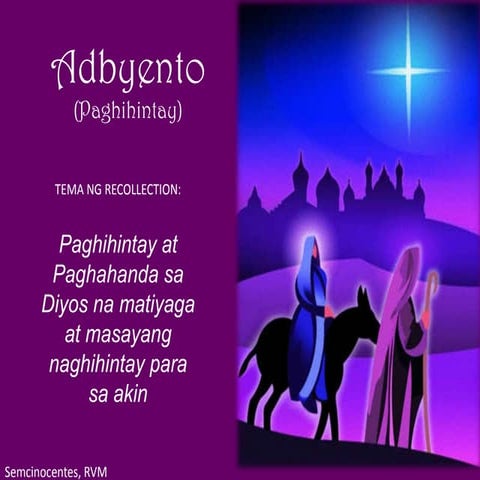 Advent recollection prayer points_Tagalog