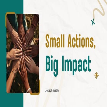 Big Impact Through Small Actions: Everyday Philanthropy and Community ...