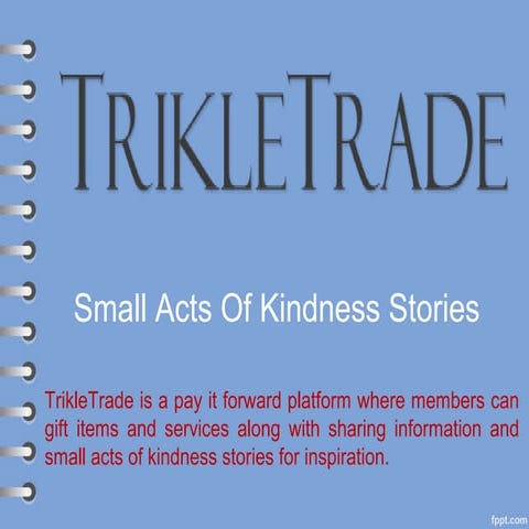 Small acts of kindness stories