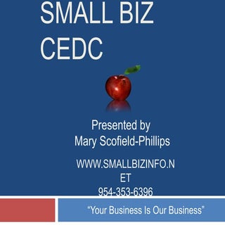 Small Biz CEDC Orientation