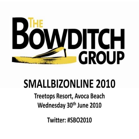 Social Media for Grown-Ups #SBO2010