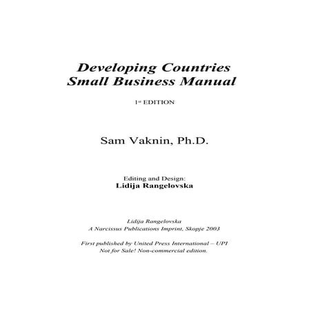 Small Business Manual