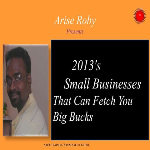 Small business - ARISE ROBY