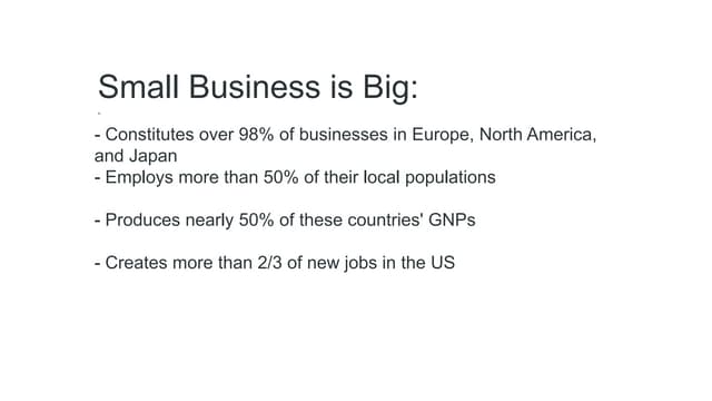 Small business as mn cs