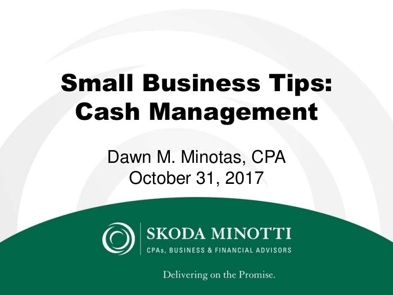 Cash Management Tips And Techniques For Small Businesses