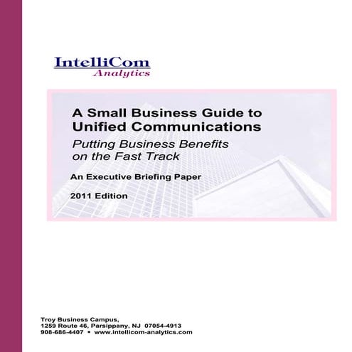 Small Business Guide to Unified Communications