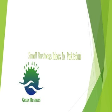 Small business ideas in  pakistan