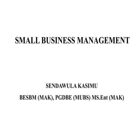 SMALL BUSINESS MANAGEMENT.ppt